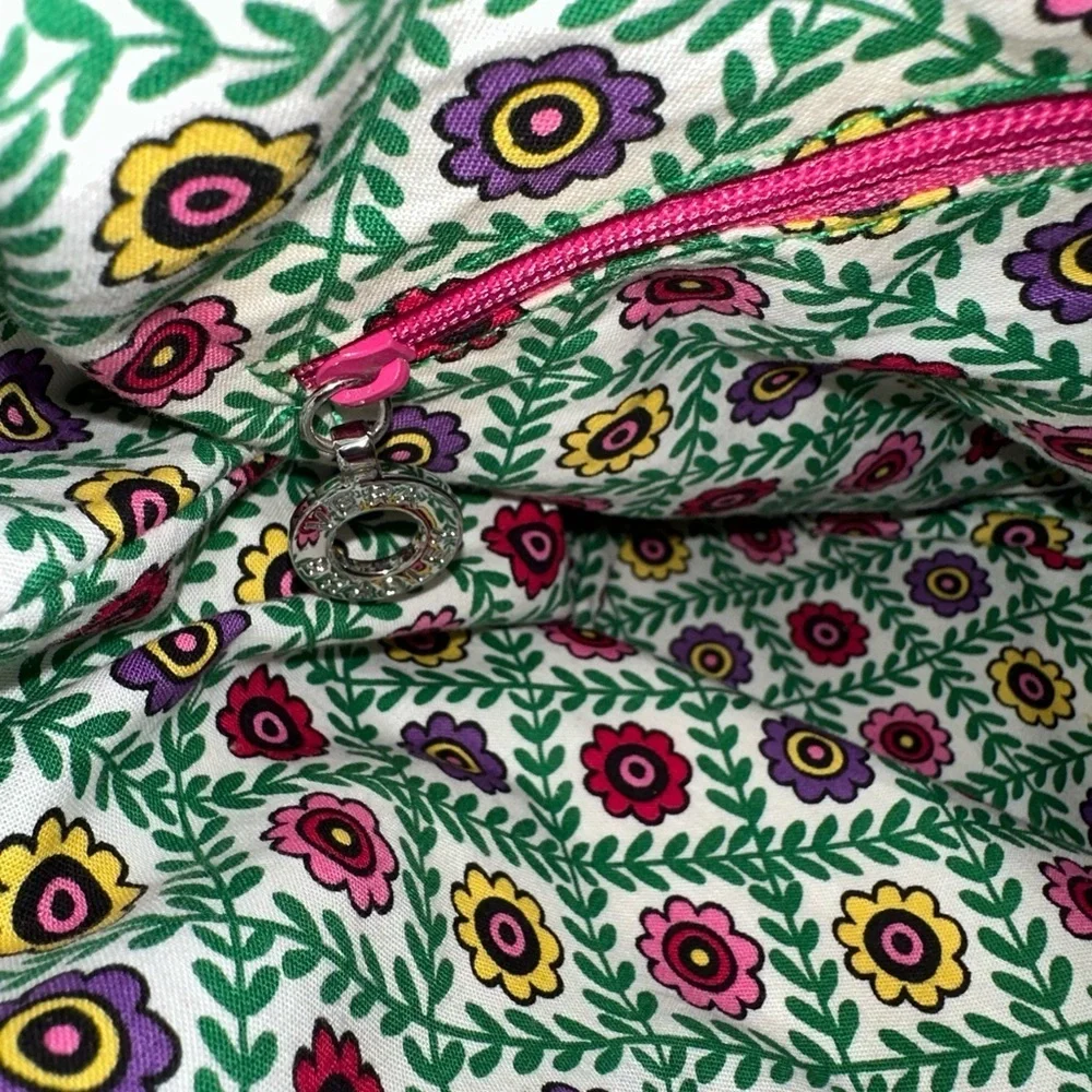 Vera Bradley Viva La Vera Straw Hobo Bag and Wristlet